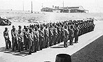 Navajo Code Talkers: in formation at Camp Pendelton, California