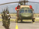 Black Hawk helicopter 
in Tolemaida, Colombia