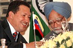 Chvez and Indian PM Singh