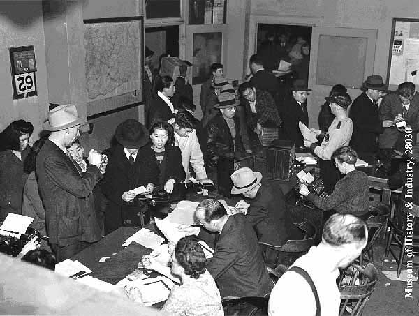 Before the departure to  "the relocation camps" all Japanese-Americans had to surrender  their photo cameras (and radios) to the U.S. authorities who confiscated it